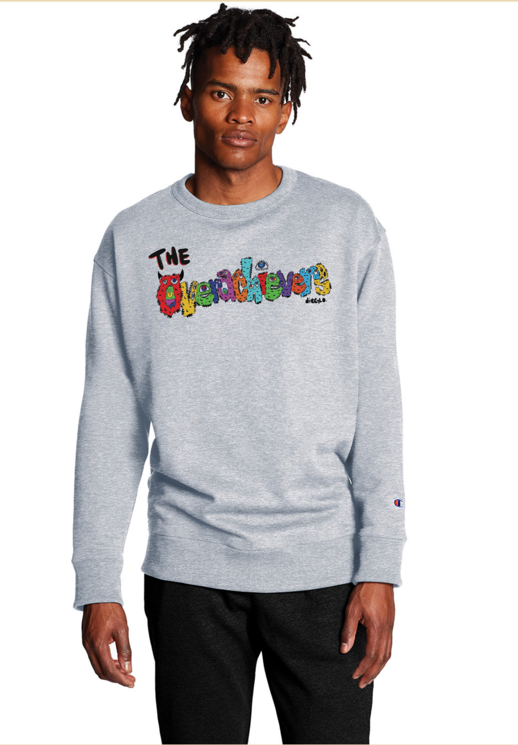 Overachievers Crewneck / Artist Dieglo Collaboration